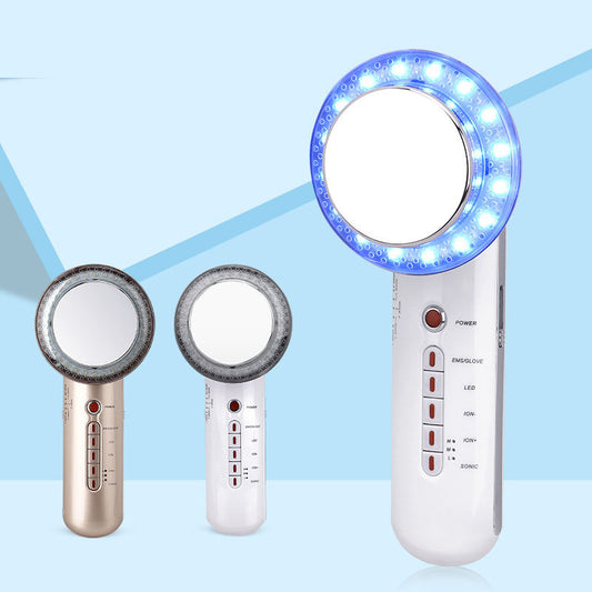 6-in-1 Beauty Device – EMS, Ultrasonic & LED Light Therapy for Skin Care