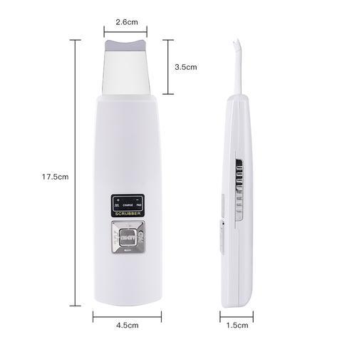 Ultrasonic Facial Cleanser – Blackhead & Acne Removal, Vibration Massager, Ultrasound Peeling Machine