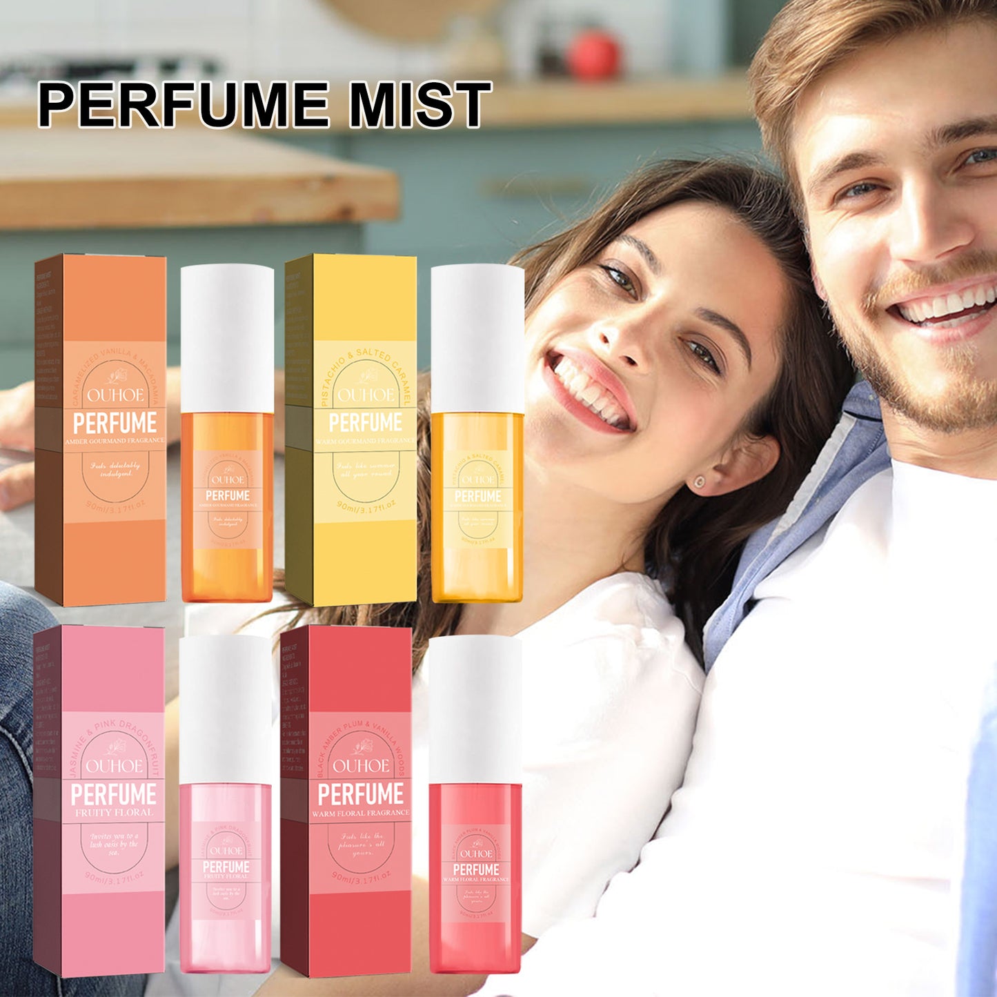 Brazilian Fruity Perfume Mist for Women – 3.17oz Moisturizing Body Fragrance