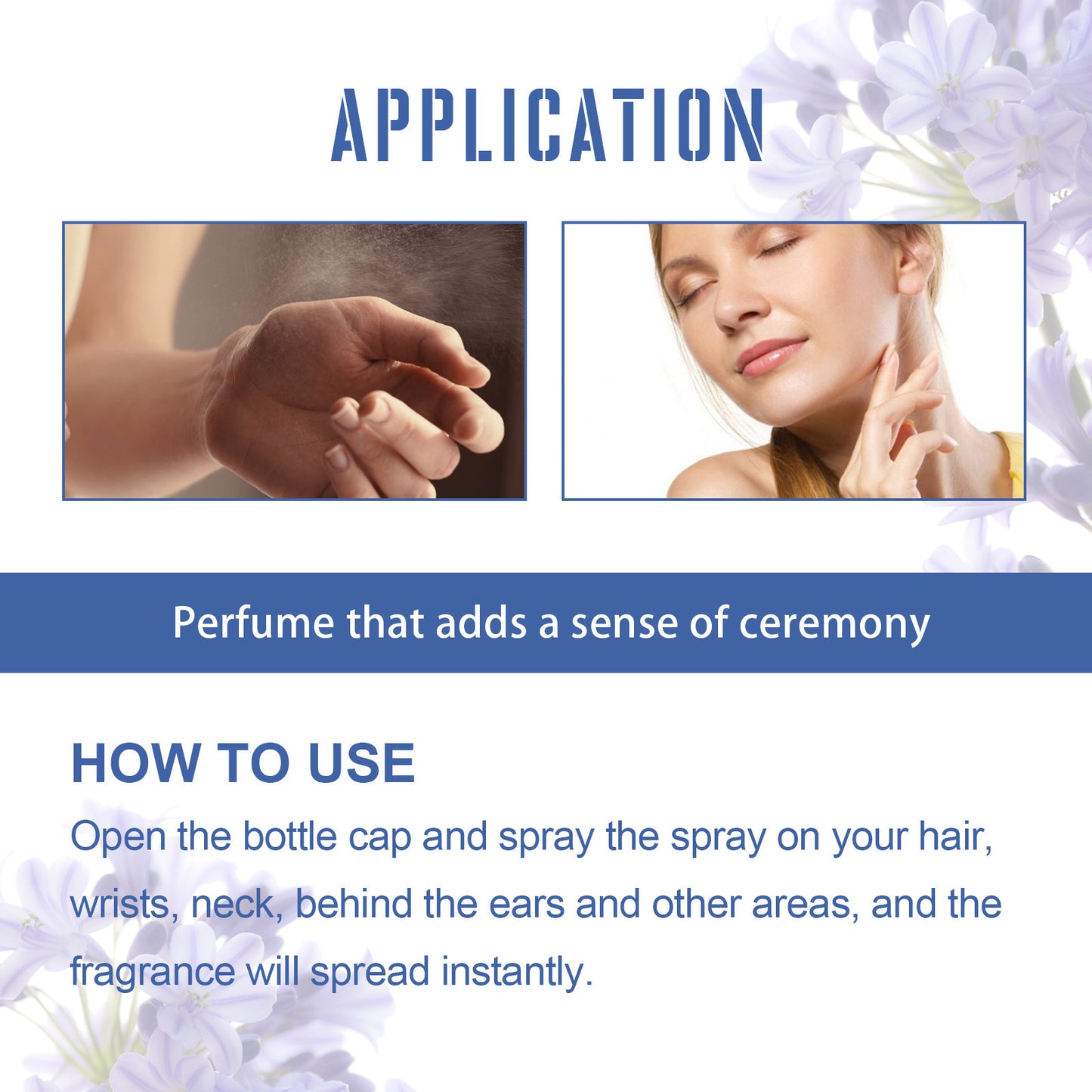 North Moon Fragrance Spray – Long-Lasting Body & Hair Mist for Women, Fresh Dating Perfume
