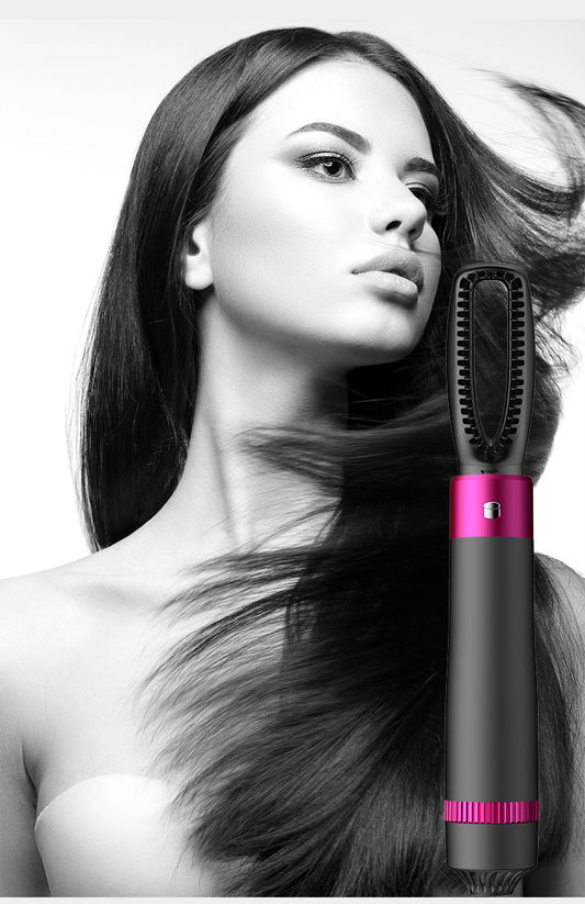 5-in-1 Hair Dryer Brush – Styler, Straightener & Curler | Professional Blowout Tool