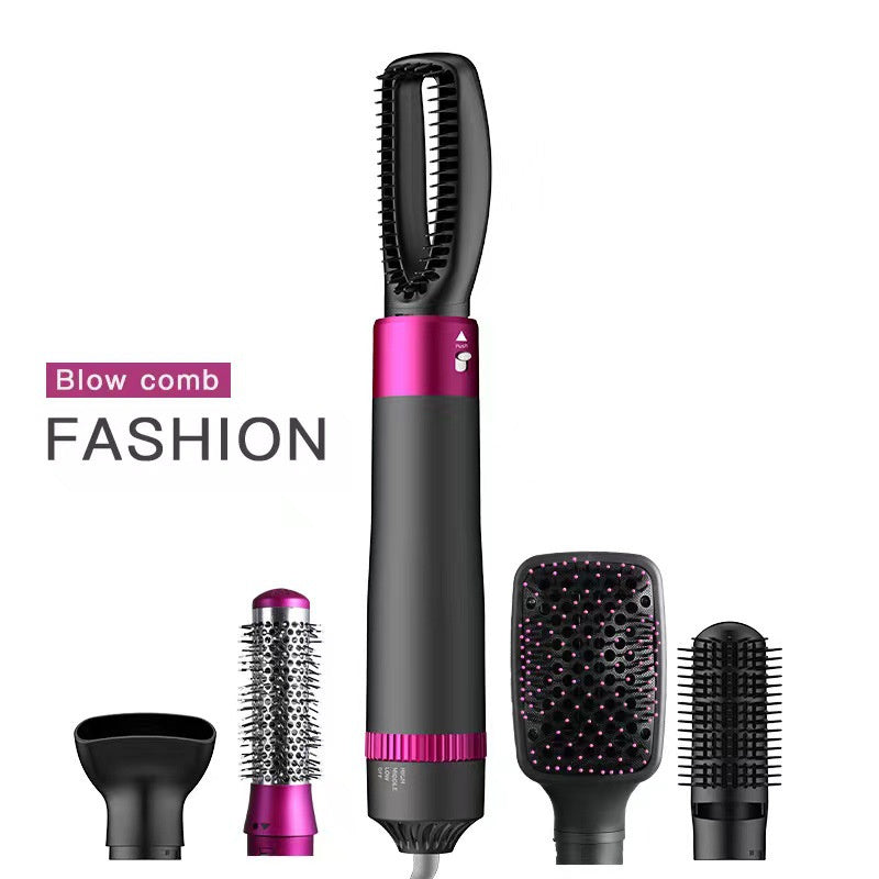 5-in-1 Hair Dryer Brush – Styler, Straightener & Curler | Professional Blowout Tool