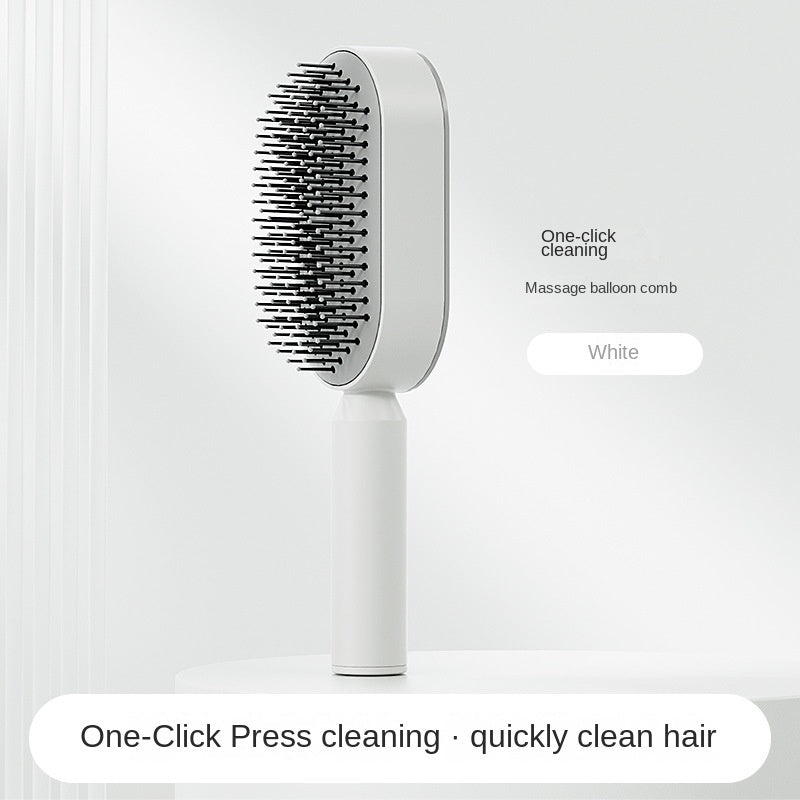 3D Hair Growth Comb – Self-Cleaning Scalp Massage Brush for Women | Stimulates Blood Circulation & Reduces Hair Loss