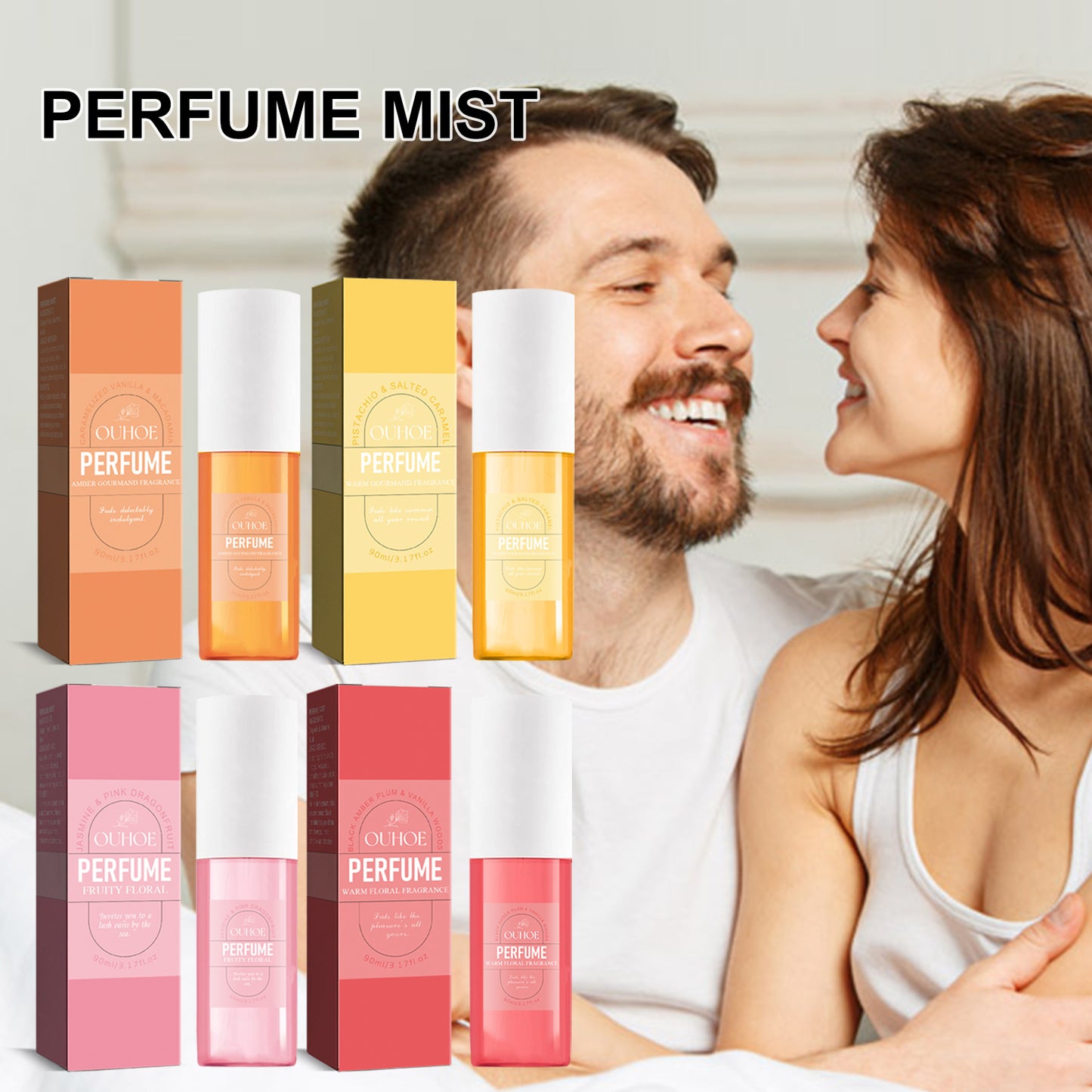 Brazilian Fruity Perfume Mist for Women – 3.17oz Moisturizing Body Fragrance