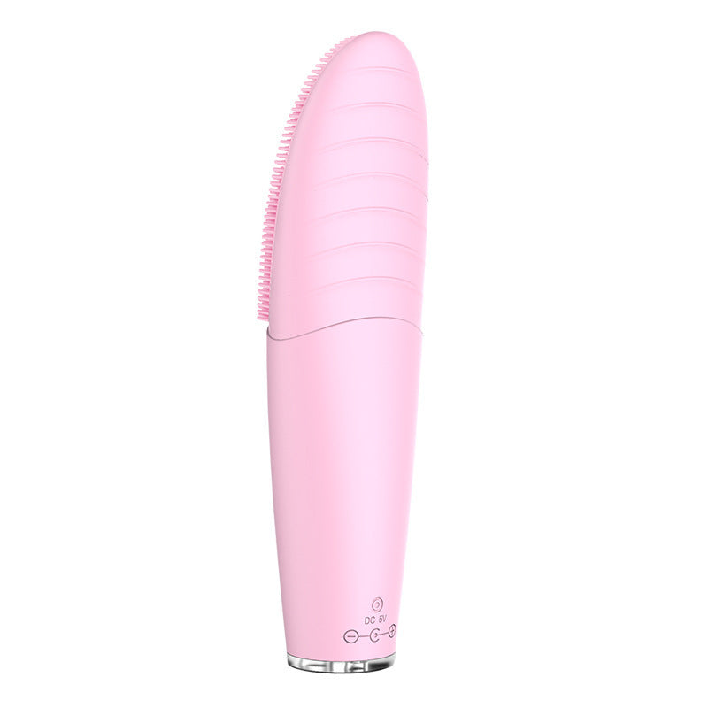 Ultrasonic Face Cleansing Brush – Waterproof Silicone Skin Care Tool
