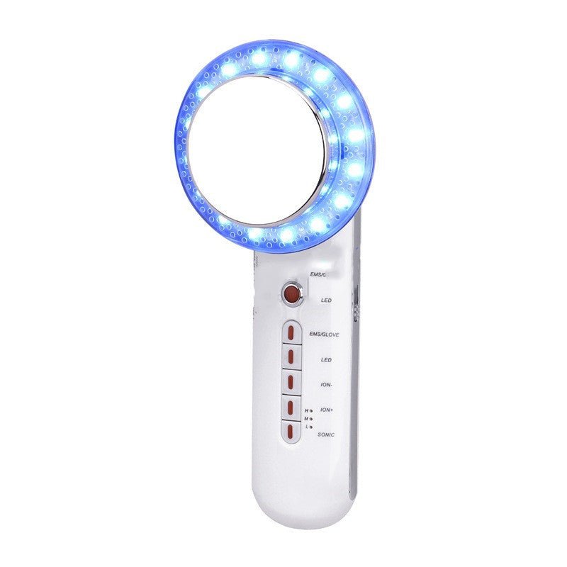 6-in-1 Beauty Device – EMS, Ultrasonic & LED Light Therapy for Skin Care