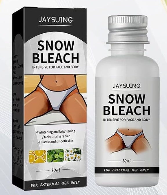 Snow Bleach Cream – Intimate & Underarm Lightening, Dark Spot Remover for Knees, Elbows & Neck