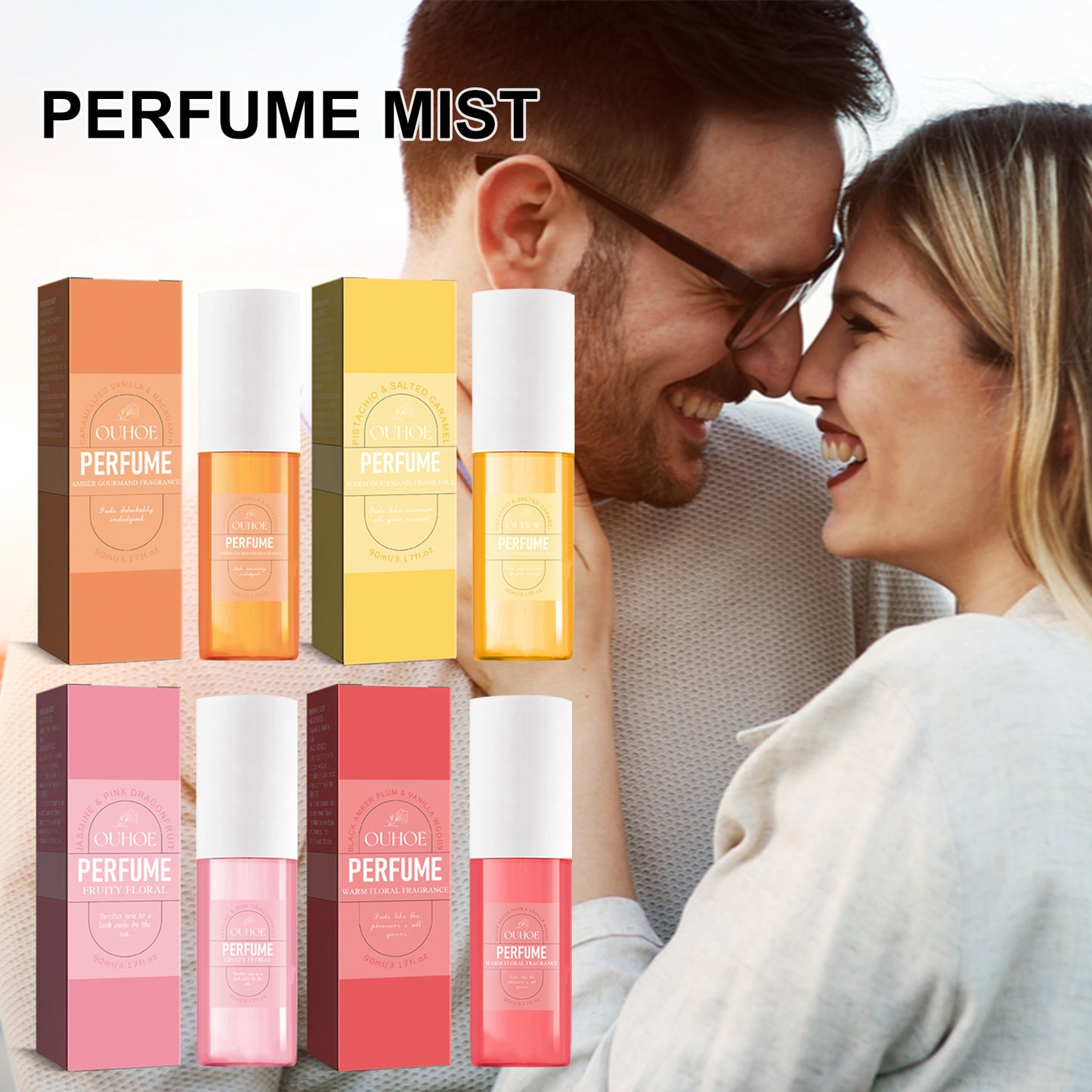 Brazilian Fruity Perfume Mist for Women – 3.17oz Moisturizing Body Fragrance