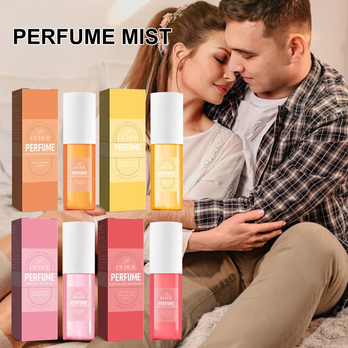 Brazilian Fruity Perfume Mist for Women – 3.17oz Moisturizing Body Fragrance