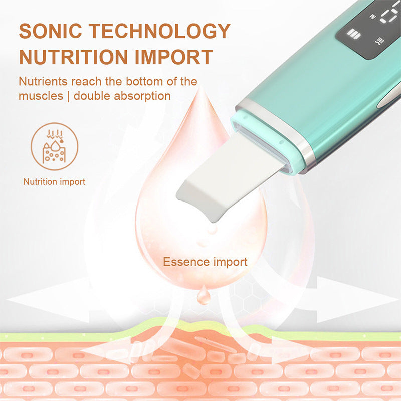 Ultrasonic Blackhead Remover – Deep Pore Cleaner with LED & Vibration