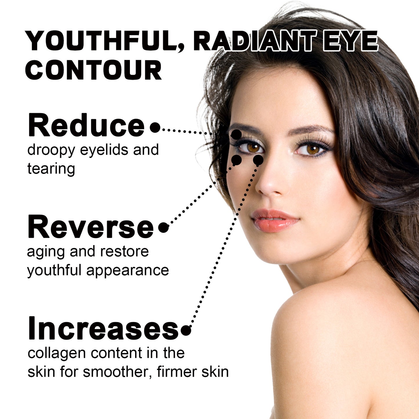 Instant Firming Eye Cream – Tightening Treatment with Hyaluronic Acid, Collagen & Vitamin E