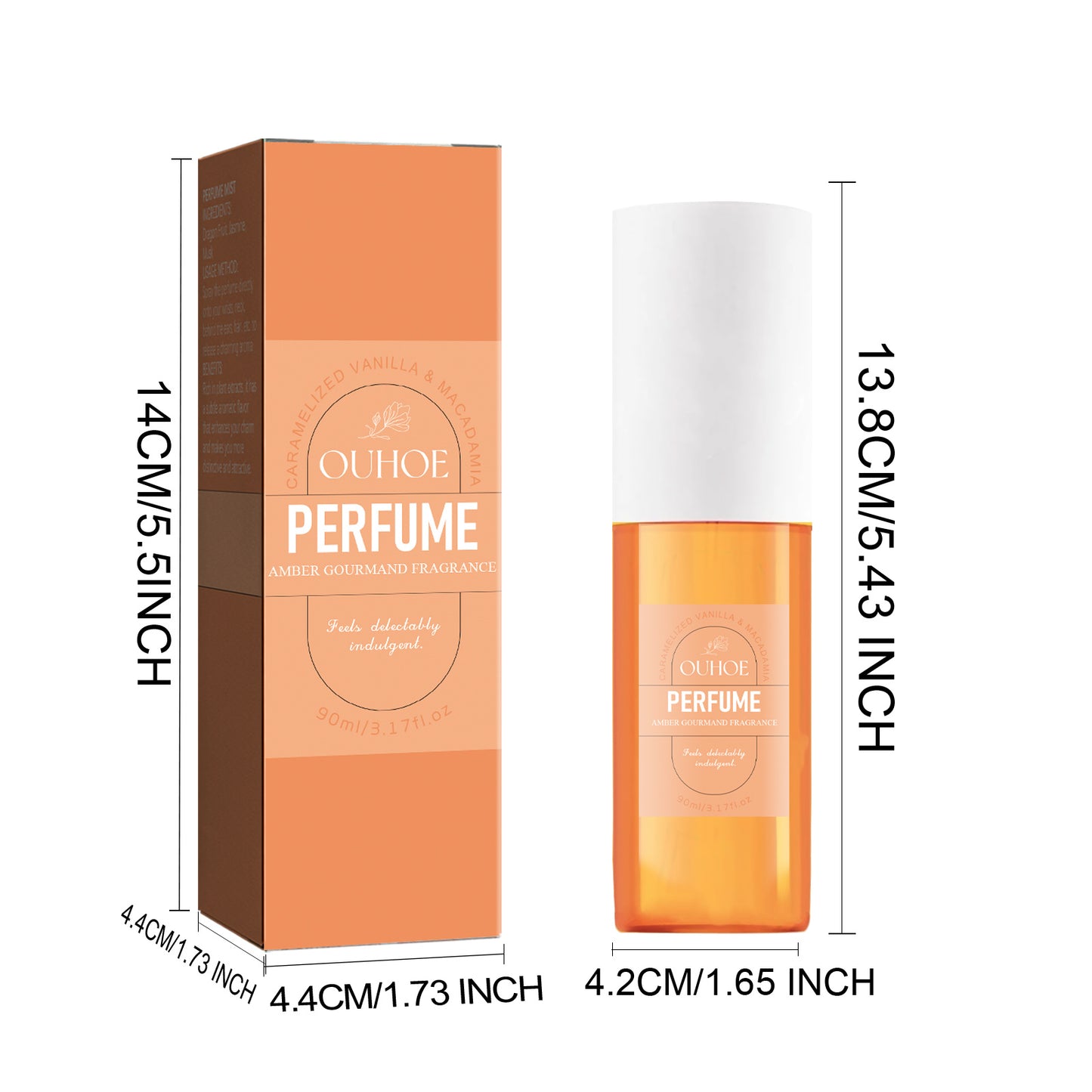 Brazilian Fruity Perfume Mist for Women – 3.17oz Moisturizing Body Fragrance